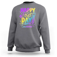 Happy First Day of School Kindergarten for Kids Sweatshirt Cute & Comfy Back-to-School Shirt - Wonder Print Shop