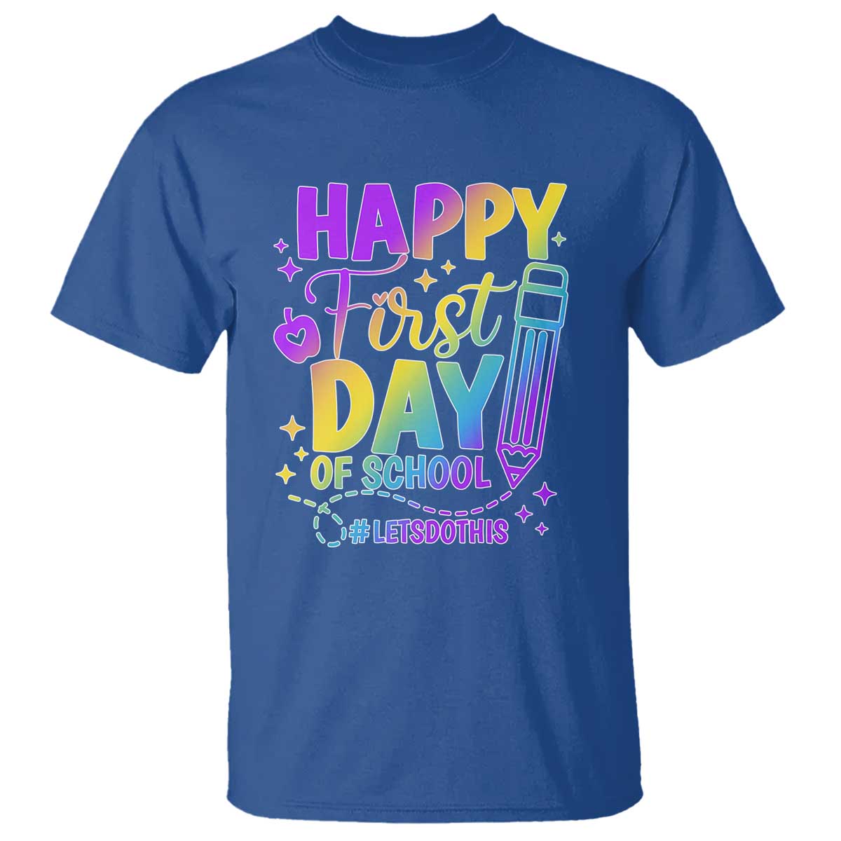 Happy First Day of School Kindergarten for Kids T Shirt Cute & Comfy Back-to-School Shirt - Wonder Print Shop