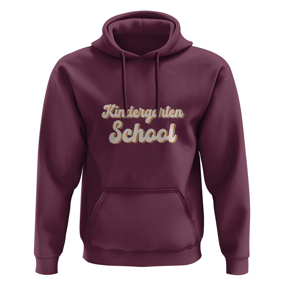 Vintage Kindergarten School Hoodie Retro Design for Kids - Wonder Print Shop