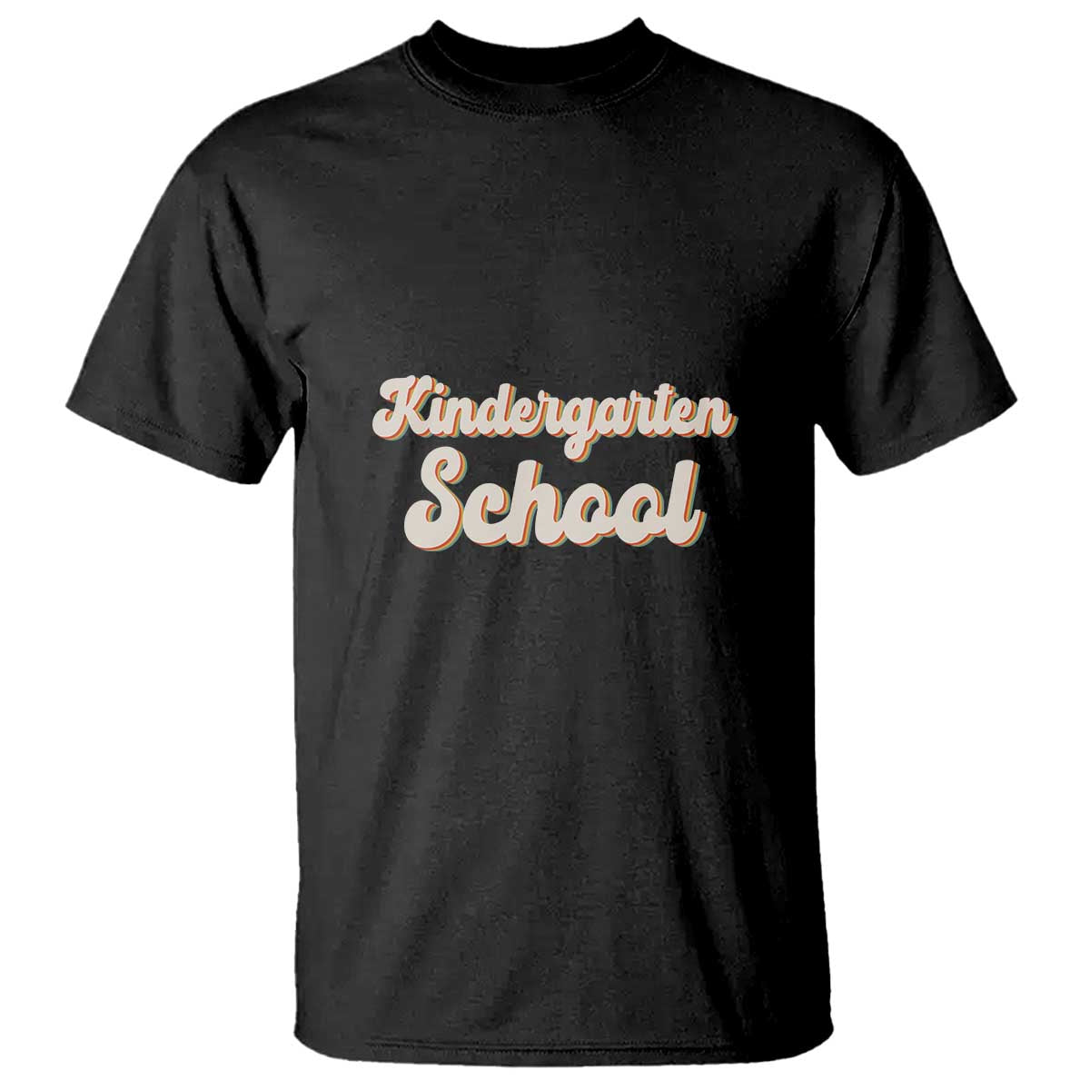 Vintage Kindergarten School T Shirt Retro Design for Kids - Wonder Print Shop