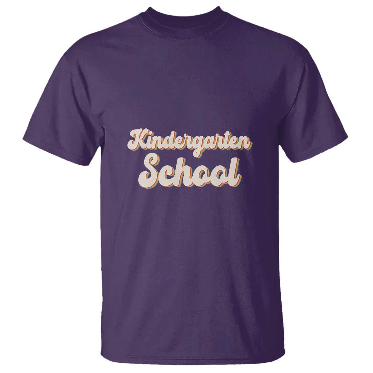 Vintage Kindergarten School T Shirt Retro Design for Kids - Wonder Print Shop
