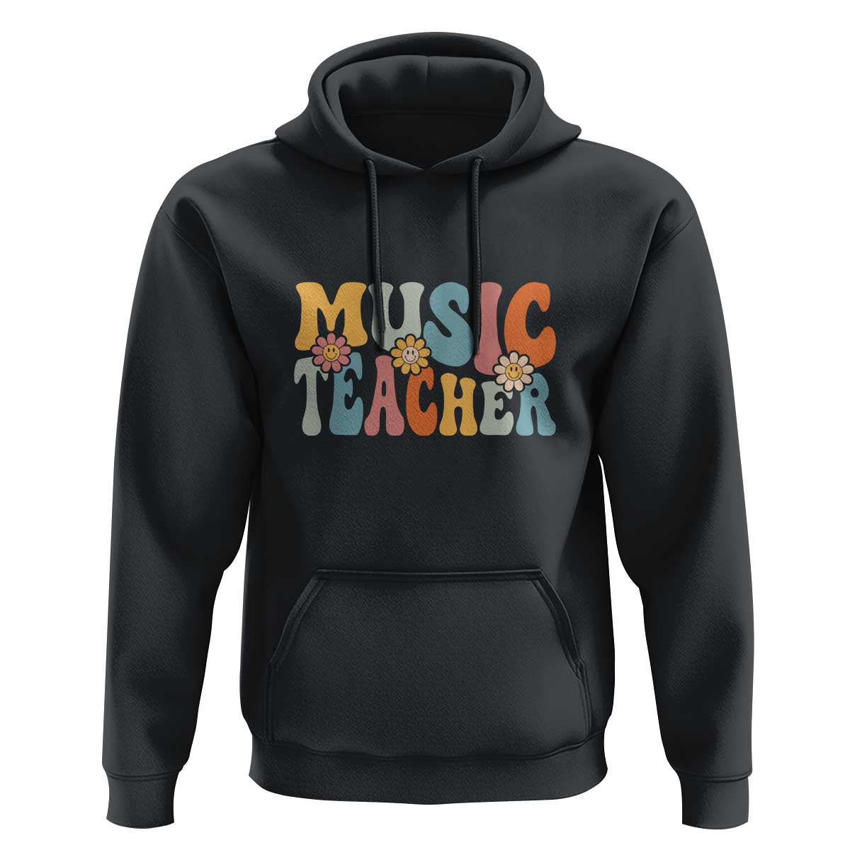 Adorable Music Teacher Hoodie Perfect Back to School Gift for Women - Wonder Print Shop