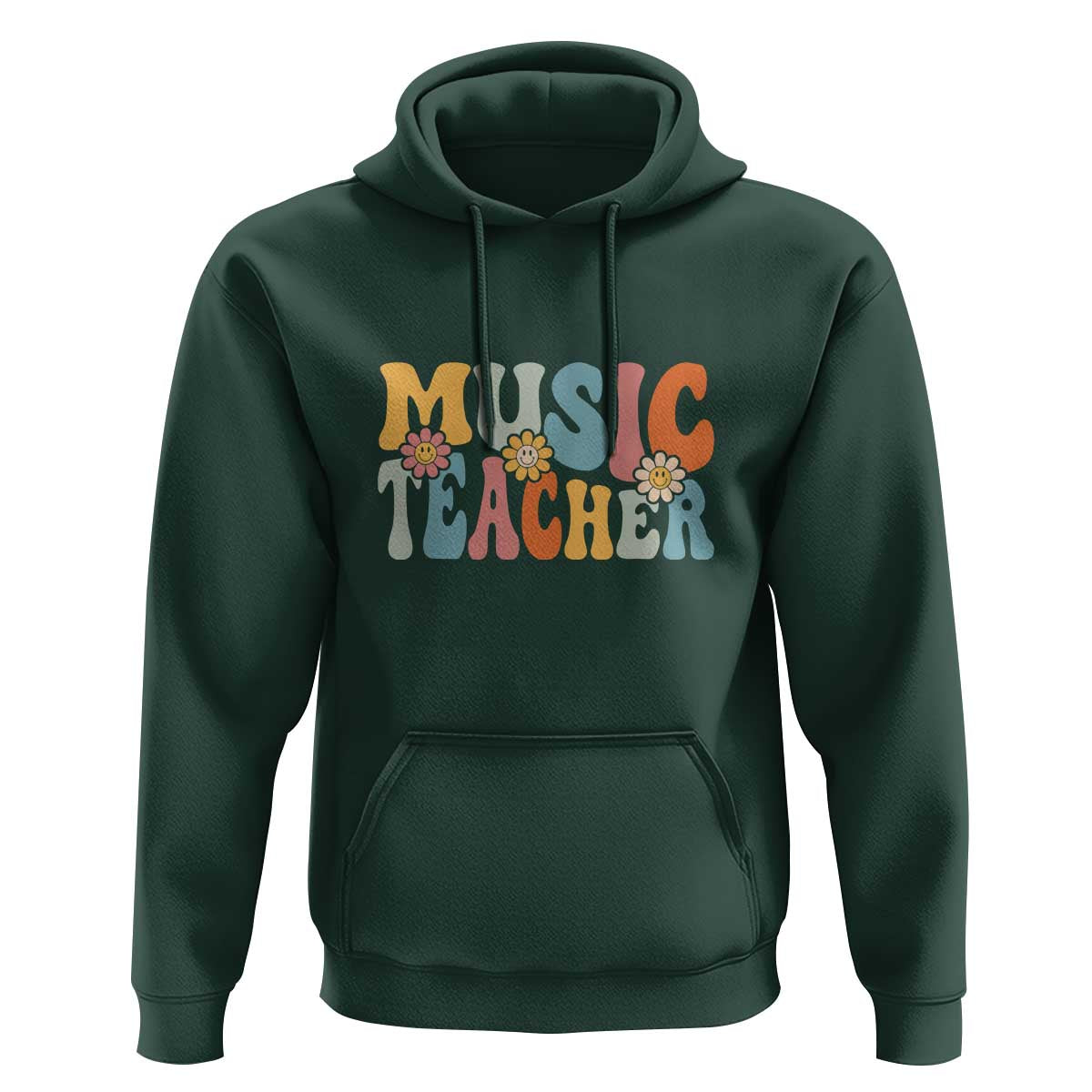 Adorable Music Teacher Hoodie Perfect Back to School Gift for Women - Wonder Print Shop
