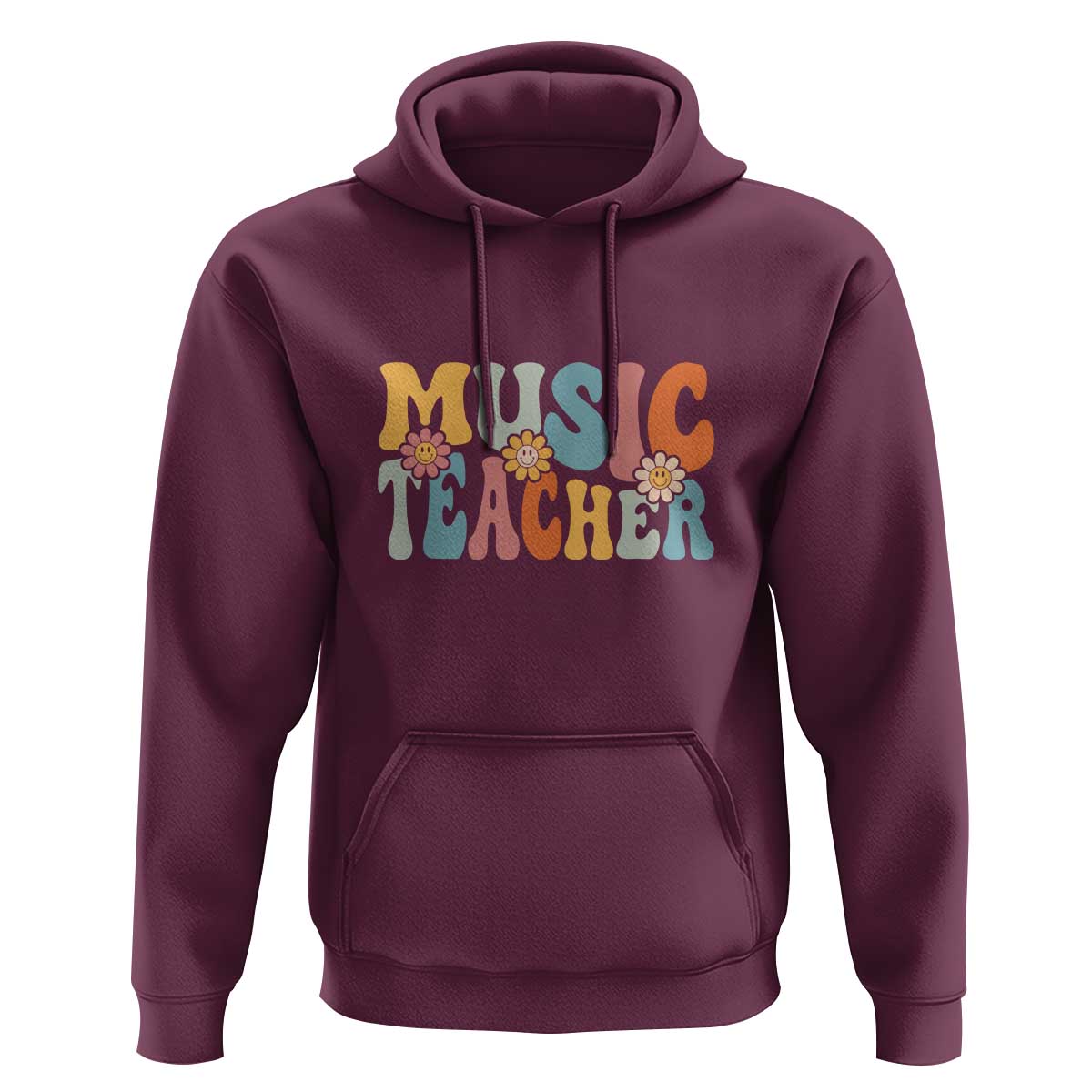 Adorable Music Teacher Hoodie Perfect Back to School Gift for Women - Wonder Print Shop
