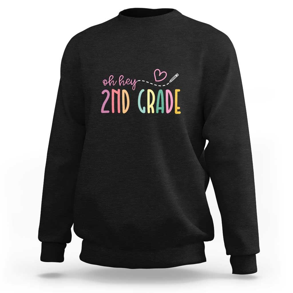 Second Grade Back to School Sweatshirt Fun & Exciting Design for Kids - Wonder Print Shop