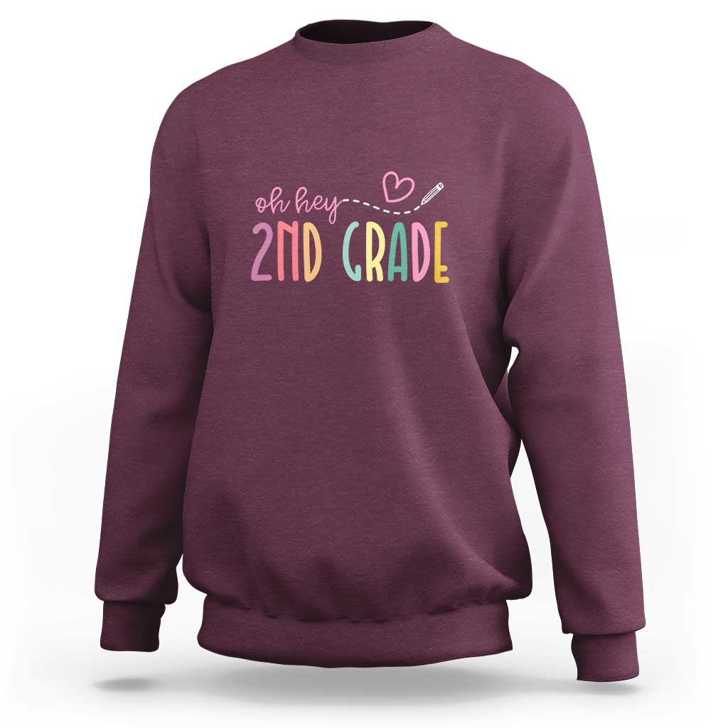 Second Grade Back to School Sweatshirt Fun & Exciting Design for Kids - Wonder Print Shop