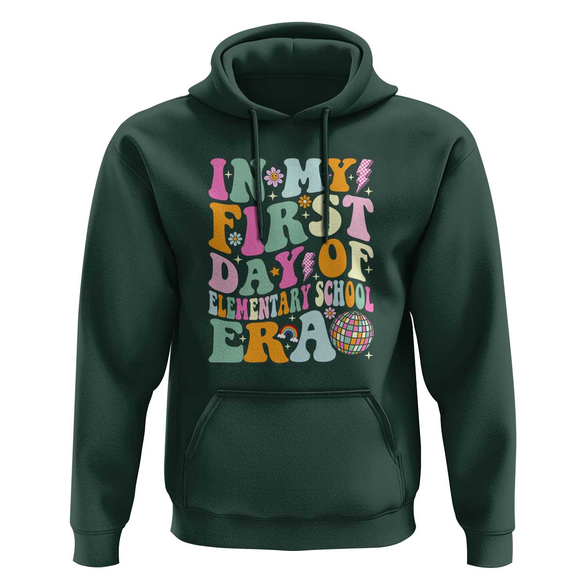 First Day of Elementary School Memories Hoodie Back to School  for Kids - Wonder Print Shop