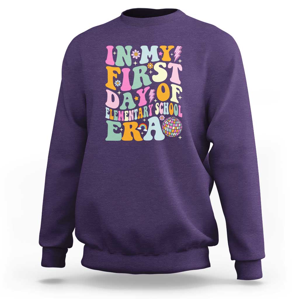First Day of Elementary School Memories Sweatshirt Back to School  for Kids - Wonder Print Shop
