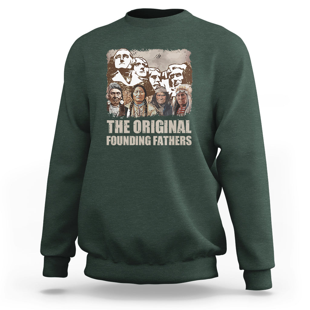 Native American Sweatshirt The Original Founding Fathers - Wonder Print Shop