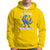 Alopecia Awareness Hoodie Let's Make Alopecia Extinct Blue Ribbon - Wonder Print Shop