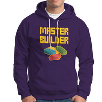Building Blocks Bricks Master Builder Engineer Construction Hoodie - Wonder Print Shop