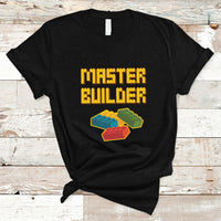 Building Blocks Bricks Master Builder Engineer Construction T Shirt - Wonder Print Shop