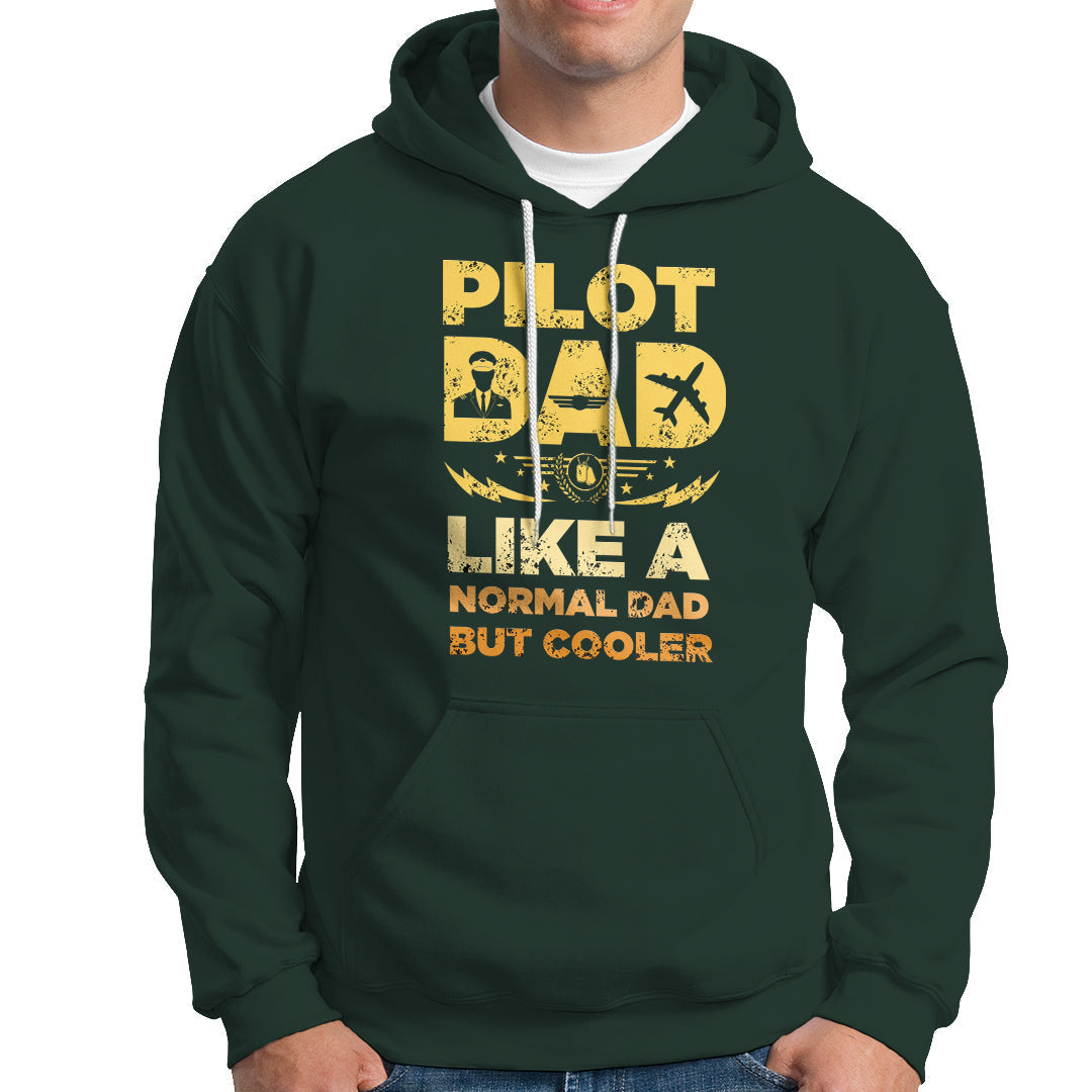 Funny Pilot Art For Dad Men Aviation Airplane Pilot Hoodie - Wonder Print Shop