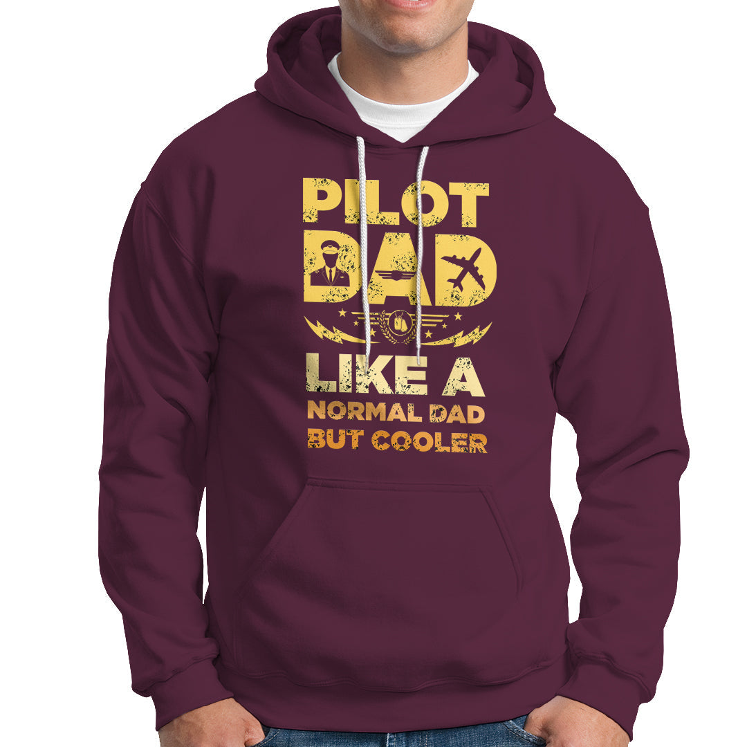 Funny Pilot Art For Dad Men Aviation Airplane Pilot Hoodie - Wonder Print Shop
