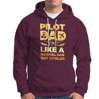 Funny Pilot Art For Dad Men Aviation Airplane Pilot Hoodie - Wonder Print Shop