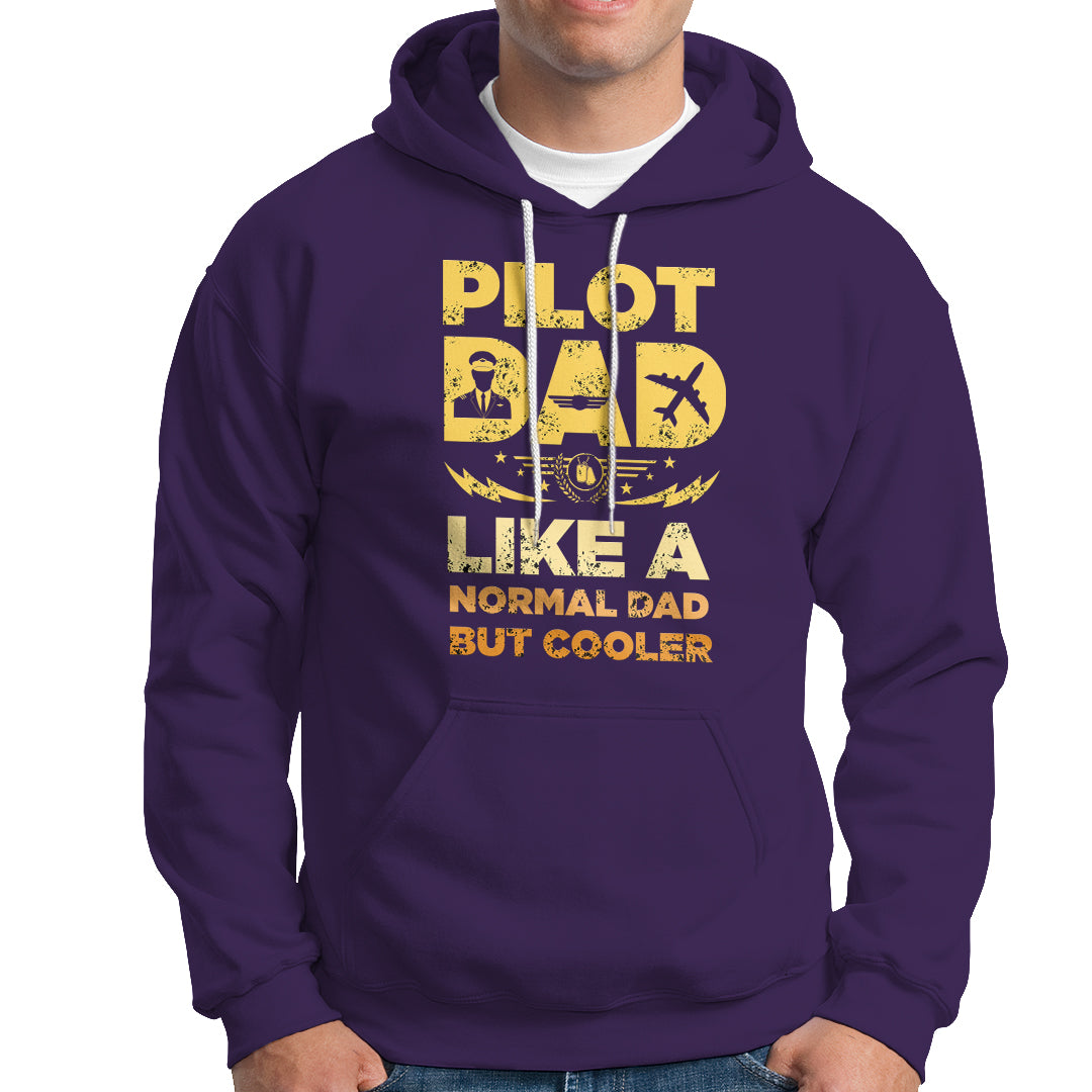 Funny Pilot Art For Dad Men Aviation Airplane Pilot Hoodie - Wonder Print Shop