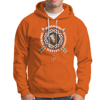 Native American Hoodie Native Strong Resilient Indigenous Dream Catcher - Wonder Print Shop