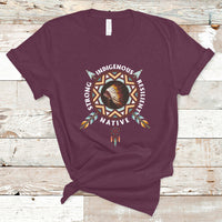 Native American T Shirt Native Strong Resilient Indigenous Dream Catcher - Wonder Print Shop