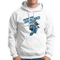 Support Your Local Pole Dancer Lineman Hoodie - Wonder Print Shop