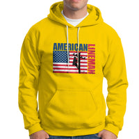Lineman American Flag Shirt Electric Cable Lineman Hoodie - Wonder Print Shop