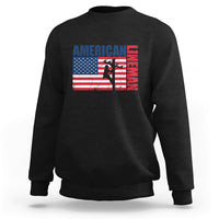 Lineman American Flag Shirt Electric Cable Lineman Sweatshirt - Wonder Print Shop
