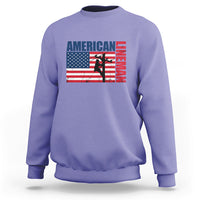 Lineman American Flag Shirt Electric Cable Lineman Sweatshirt - Wonder Print Shop