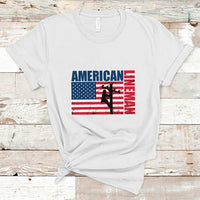 Lineman American Flag Shirt Electric Cable Lineman T Shirt - Wonder Print Shop