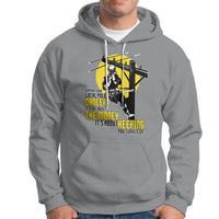 Support Your Pole Dancer Utility Electric Lineman Hoodie - Wonder Print Shop