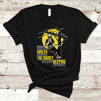 Support Your Pole Dancer Utility Electric Lineman T Shirt - Wonder Print Shop