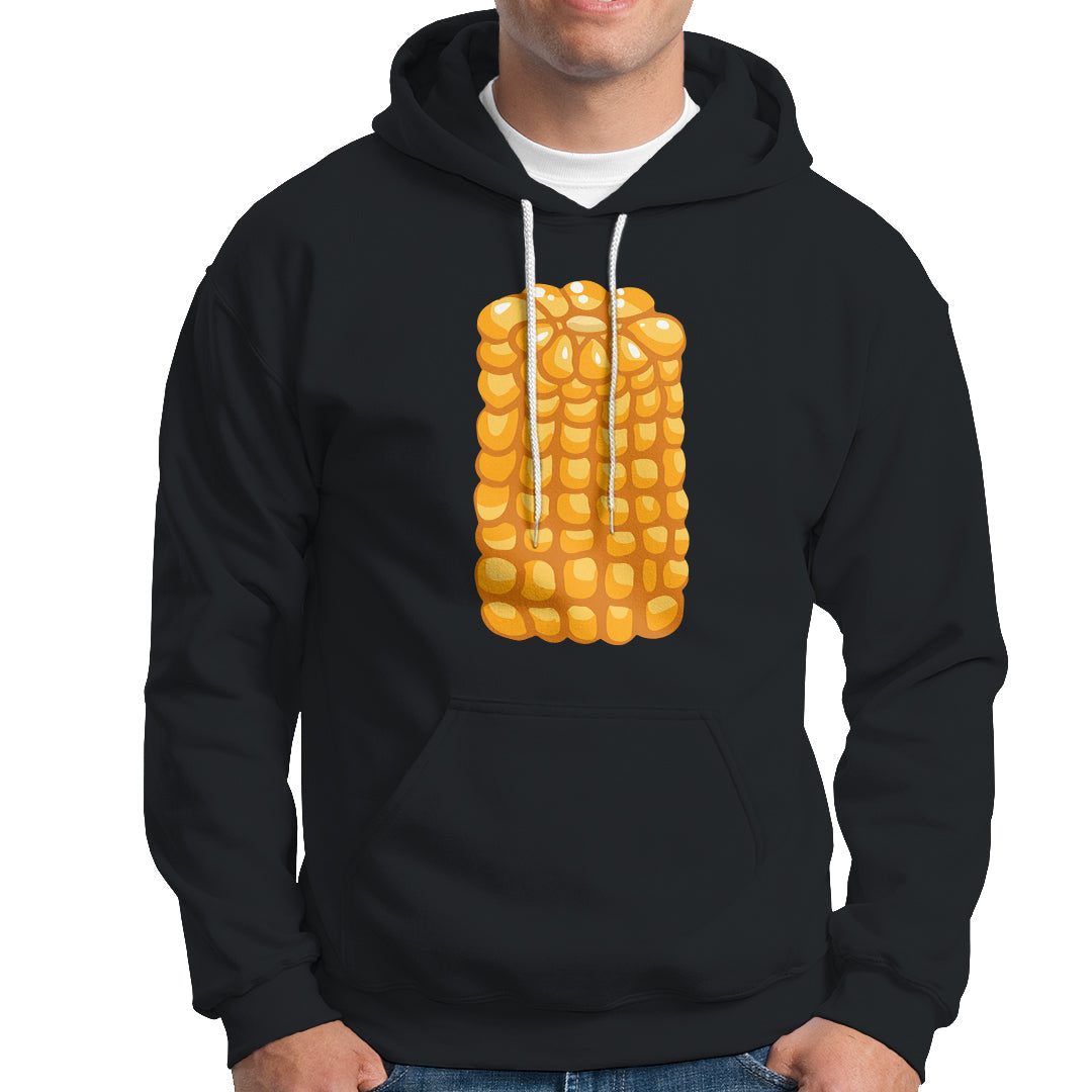 Corn Halloween Costume Funny Foodie Farmer Hoodie - Wonder Print Shop
