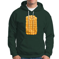Corn Halloween Costume Funny Foodie Farmer Hoodie - Wonder Print Shop