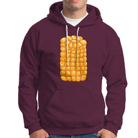 Corn Halloween Costume Funny Foodie Farmer Hoodie - Wonder Print Shop