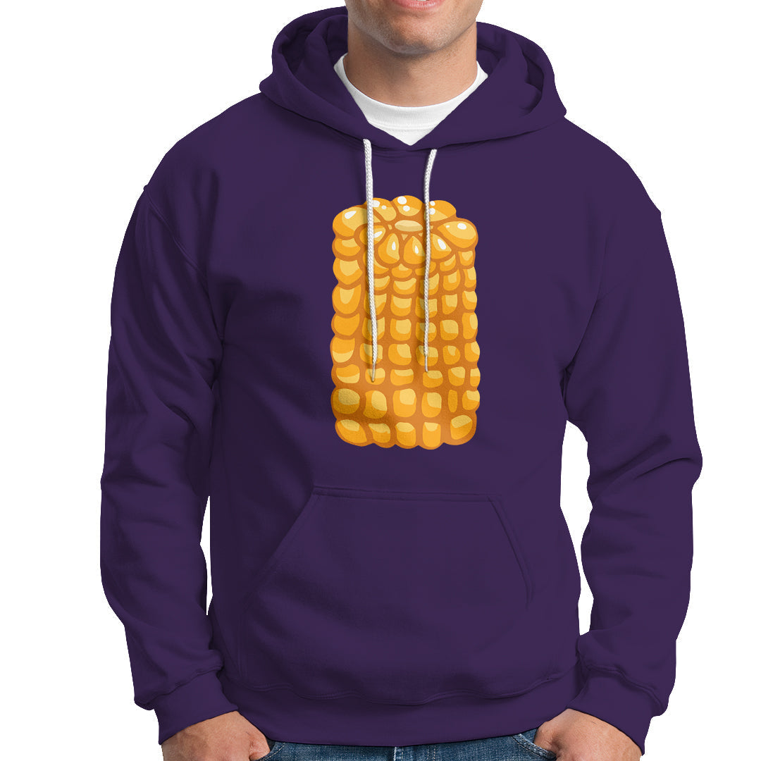 Corn Halloween Costume Funny Foodie Farmer Hoodie - Wonder Print Shop