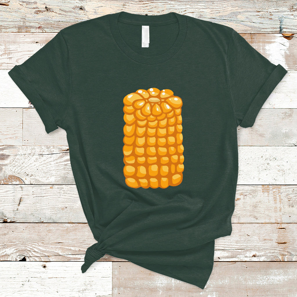 Corn Halloween Costume Funny Foodie Farmer T Shirt - Wonder Print Shop