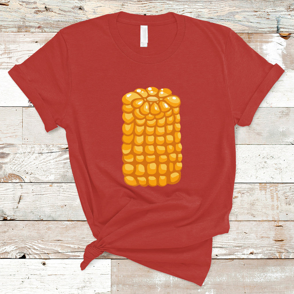 Corn Halloween Costume Funny Foodie Farmer T Shirt - Wonder Print Shop
