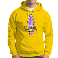 Funny I Lava You Couples Valentine's Day Lava Lamp Hoodie - Wonder Print Shop
