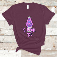 Funny I Lava You Couples Valentine's Day Lava Lamp T Shirt - Wonder Print Shop
