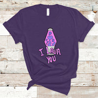 Funny I Lava You Couples Valentine's Day Lava Lamp T Shirt - Wonder Print Shop