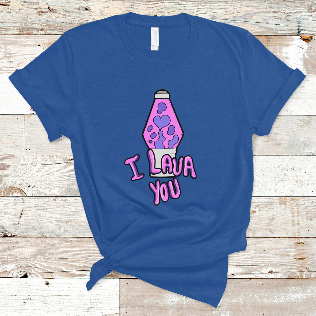 Funny I Lava You Couples Valentine's Day Lava Lamp T Shirt - Wonder Print Shop