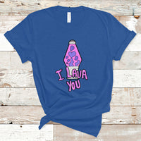 Funny I Lava You Couples Valentine's Day Lava Lamp T Shirt - Wonder Print Shop