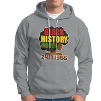Black History Month Hoodie Banner With Black Woman - Wonder Print Shop