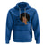 Black Queen Lady Curly Natural Afro African American Ladies Hoodie - Wonder Print Shop