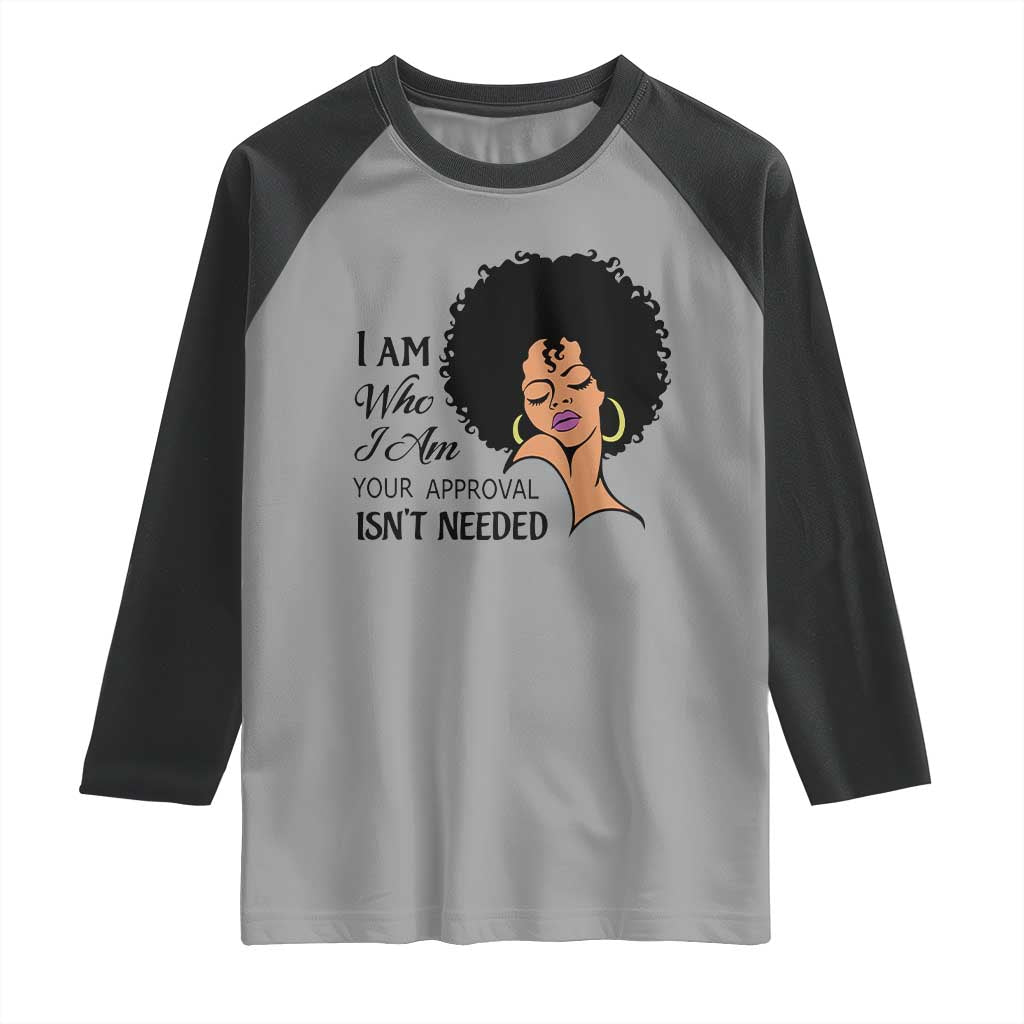 Black Queen Raglan Shirt Lady Curly Natural Afro African American Ladies