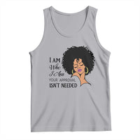 Black Queen Tank Top Lady Curly Natural Afro African American Ladies