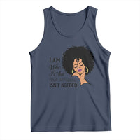 Black Queen Tank Top Lady Curly Natural Afro African American Ladies