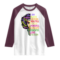 Black History Raglan Shirt I Am The Storm Women Juneteenth