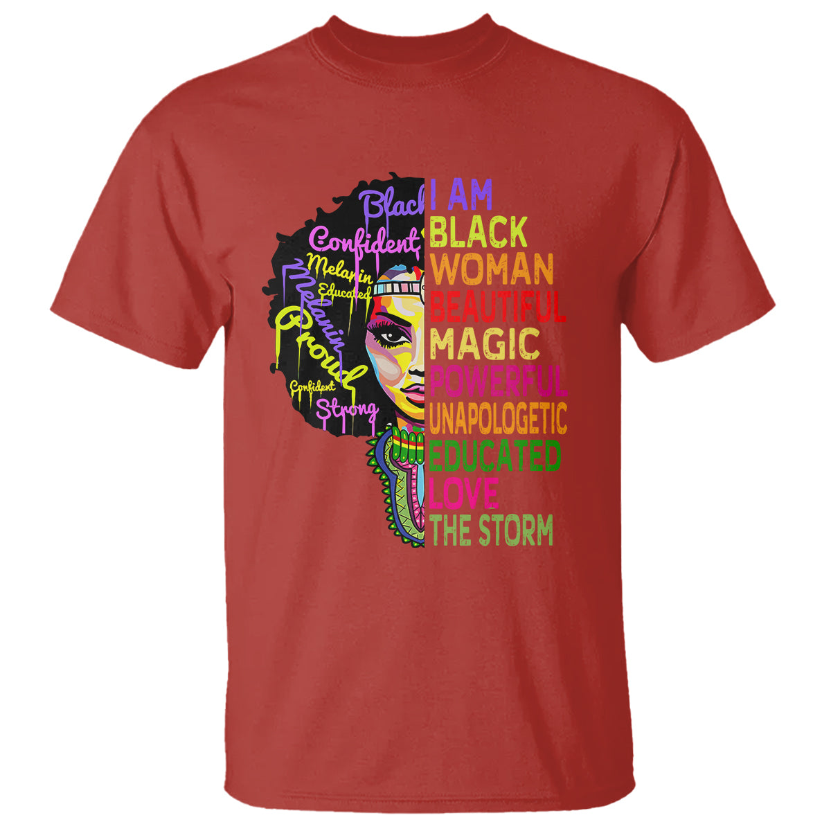 Black History T Shirt for Women I Am The Storm Juneteenth - Wonder Print Shop
