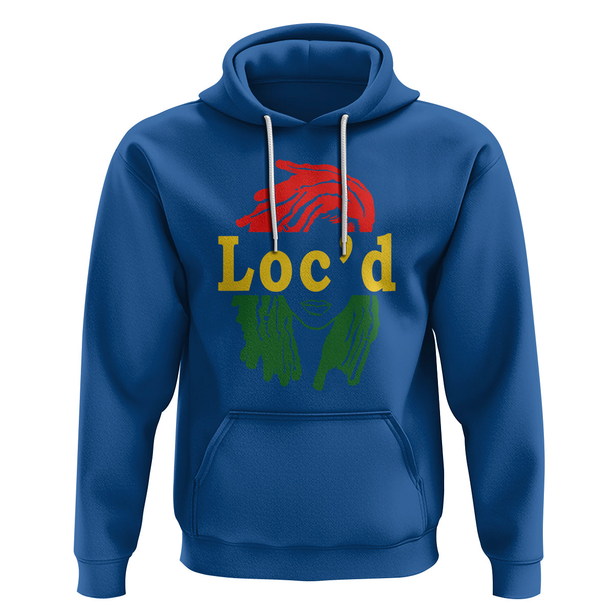 Black Woman Melanin Girl Juneteenth Hoodie With Loc'd Hair - Wonder Print Shop