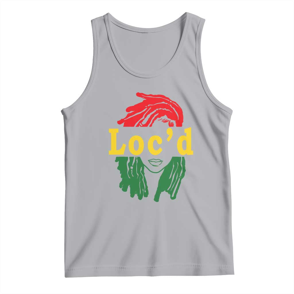 Locd Hair Girl Tank Top Black Woman Melanin Girl Juneteenth