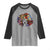 Black History Raglan Shirt For Women Afro Flower Hair Juneteenth